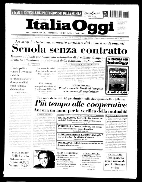 Italia oggi : quotidiano di economia finanza e politica